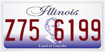 IL license plate Z756199