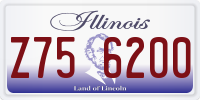 IL license plate Z756200