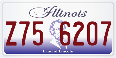 IL license plate Z756207