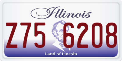 IL license plate Z756208