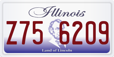IL license plate Z756209