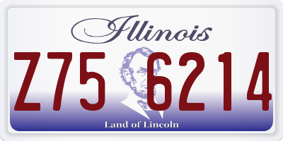 IL license plate Z756214