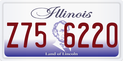 IL license plate Z756220