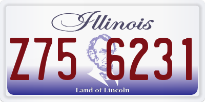 IL license plate Z756231