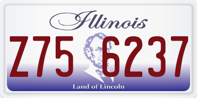 IL license plate Z756237