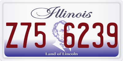 IL license plate Z756239