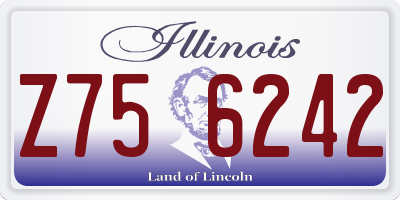 IL license plate Z756242