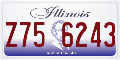 IL license plate Z756243