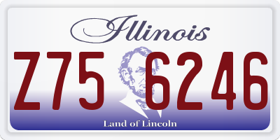 IL license plate Z756246