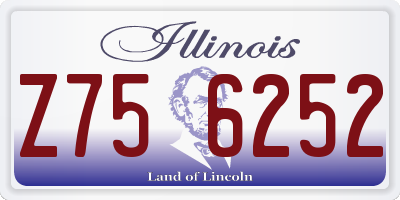 IL license plate Z756252