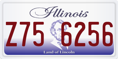 IL license plate Z756256