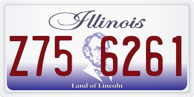 IL license plate Z756261