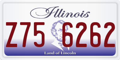 IL license plate Z756262
