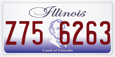 IL license plate Z756263