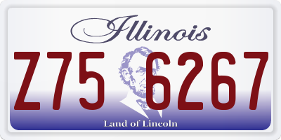 IL license plate Z756267
