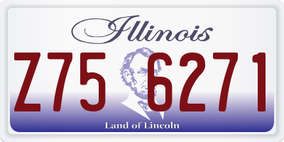 IL license plate Z756271