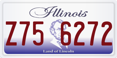 IL license plate Z756272
