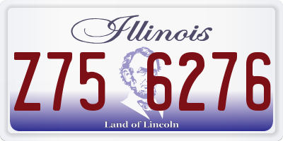 IL license plate Z756276