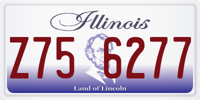 IL license plate Z756277
