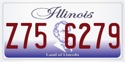 IL license plate Z756279