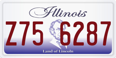 IL license plate Z756287