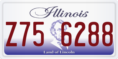 IL license plate Z756288