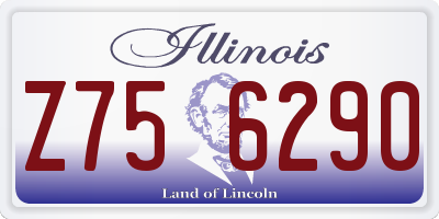 IL license plate Z756290