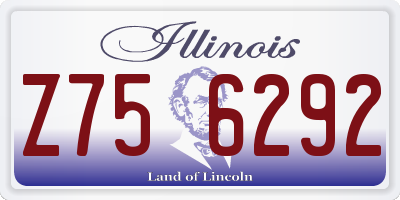 IL license plate Z756292