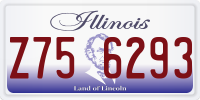 IL license plate Z756293