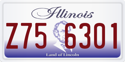 IL license plate Z756301
