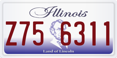 IL license plate Z756311
