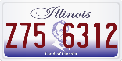 IL license plate Z756312