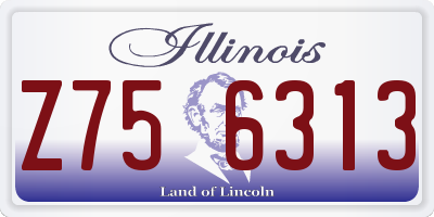 IL license plate Z756313