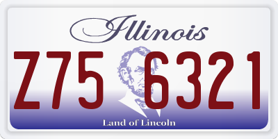 IL license plate Z756321