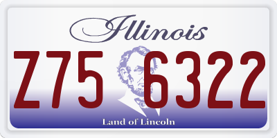 IL license plate Z756322