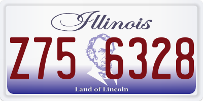 IL license plate Z756328