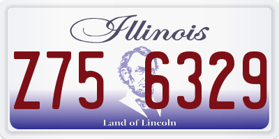 IL license plate Z756329
