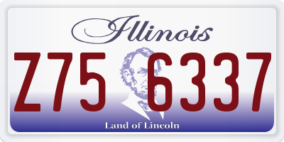 IL license plate Z756337