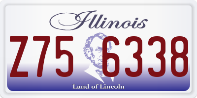 IL license plate Z756338