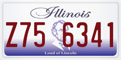 IL license plate Z756341