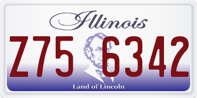 IL license plate Z756342