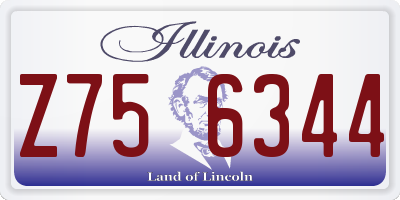 IL license plate Z756344