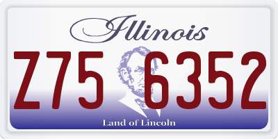 IL license plate Z756352