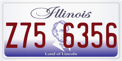 IL license plate Z756356