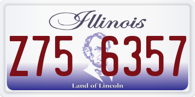 IL license plate Z756357