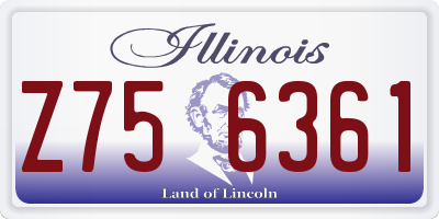 IL license plate Z756361
