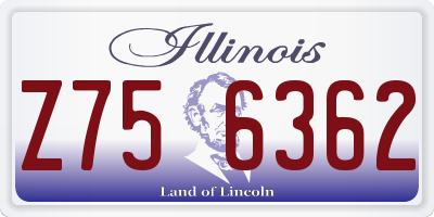IL license plate Z756362