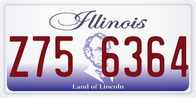 IL license plate Z756364