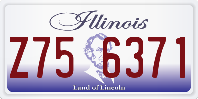 IL license plate Z756371