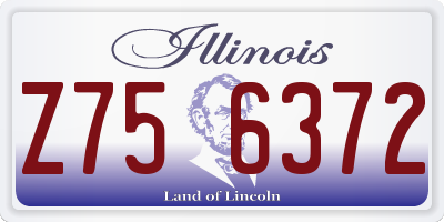IL license plate Z756372